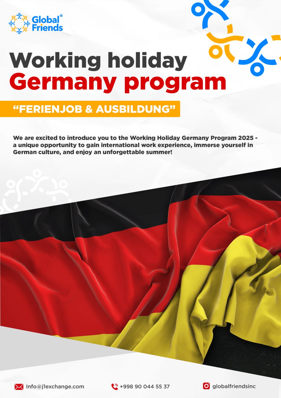 Work & Travel Germany program - “FERIENJOB & AUSBILDUNG”